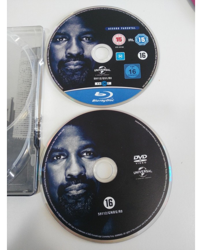 SAFE HOUSE - BLU-RAY + DVD - STEELBOOK - DENZEL WASHINGTON RYAN REYNOLDS - AM