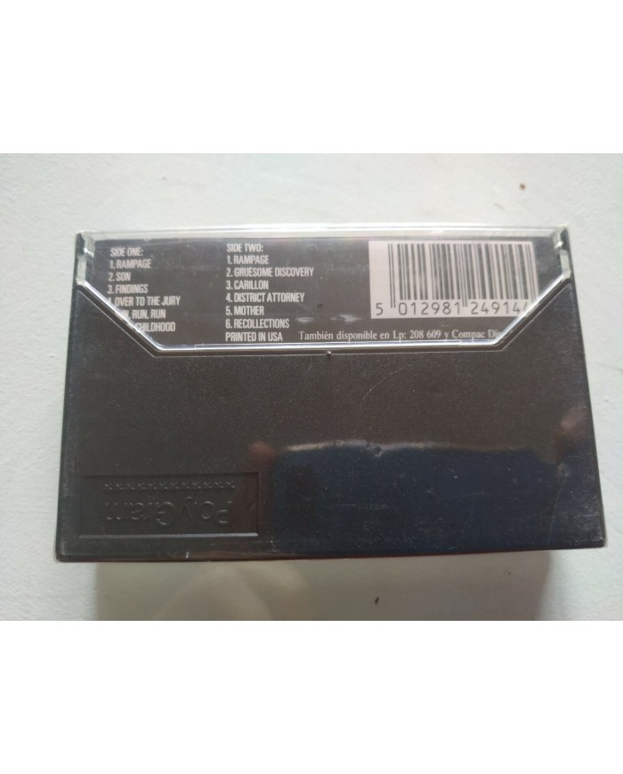 ENNIO MORRICONE - RAMPAGE Soundtrack B.S.O. CASSETTE CINTA Tape Virgin Nueva