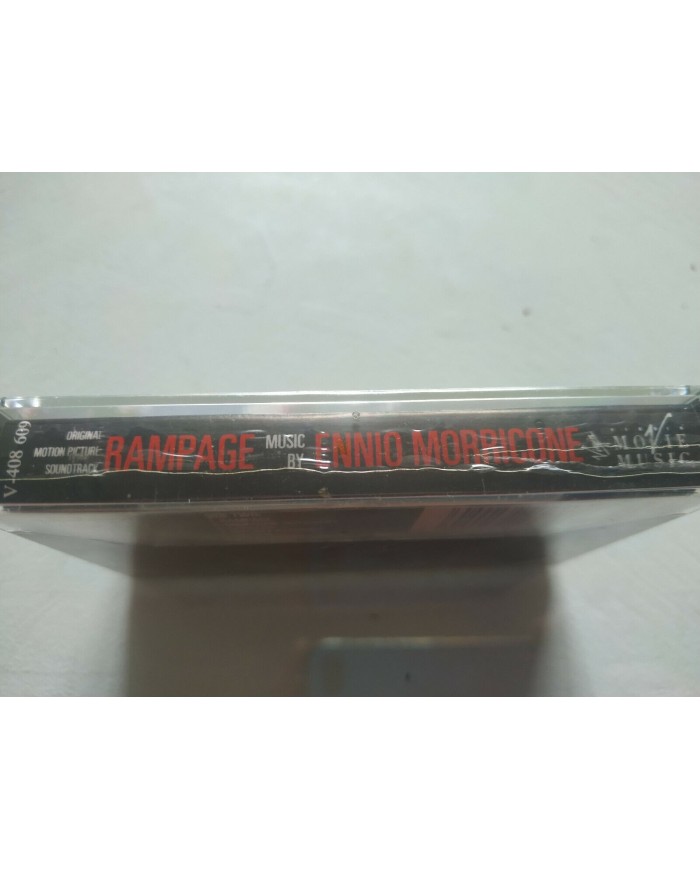 ENNIO MORRICONE - RAMPAGE Soundtrack B.S.O. CASSETTE CINTA Tape Virgin Nueva