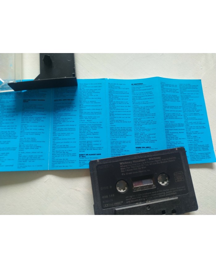 WHITNEY HOUSTON - WHITNEY - 1987- CINTA TAPE CASSETTE K7 Am