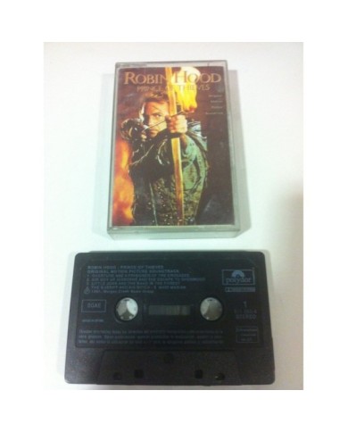 ROBIN HOOD OST BSO - CINTA TAPE CASSETTE - SPANISH EDITION POLYDOR 511050-4 Am