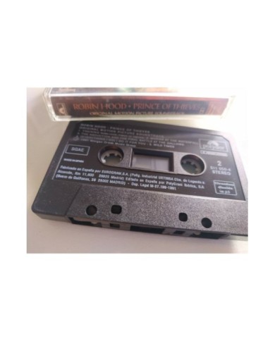ROBIN HOOD OST BSO - CINTA TAPE CASSETTE - SPANISH EDITION POLYDOR 511050-4 Am