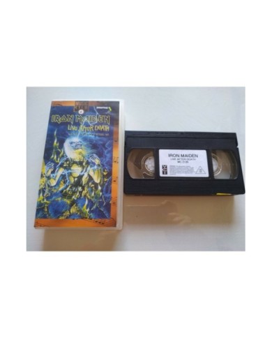 IRON MAIDEN LIVE AFTER DEATH 1994 EMI 90 min - VHS Cinta Tape Am