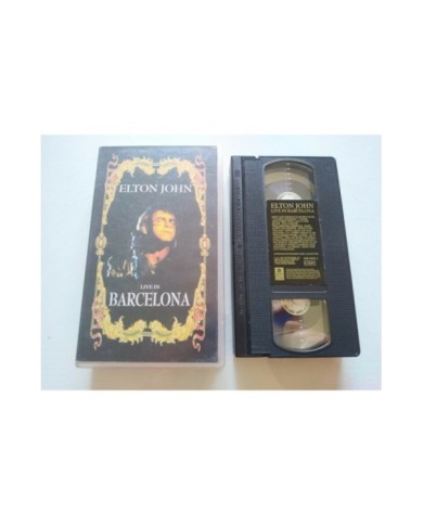 ELTON JOHN LIVE IN BARCELONA 1992 Warner - VHS Tape Am