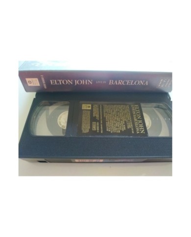 ELTON JOHN LIVE IN BARCELONA 1992 Warner - VHS Tape Am