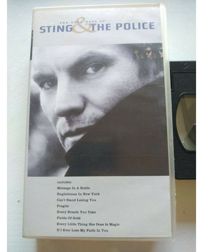 STING & THE POLICE THE VERY BEST OF VHS Cinta Tape 1997 EDICION ESPAÑOLA Am