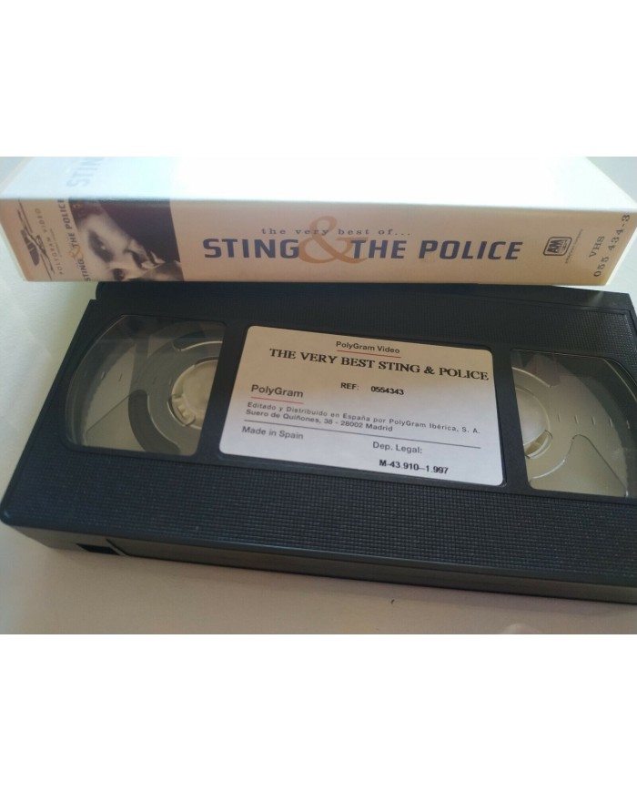 STING & THE POLICE THE VERY BEST OF VHS Cinta Tape 1997 EDICION ESPAÑOLA Am