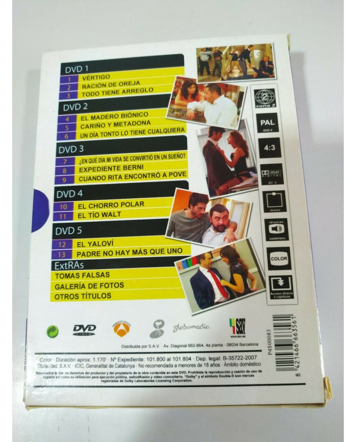 LOS HOMBRES DE PACO Temporada 3 Completa 5 x DVD Edicion Desplegable - AM