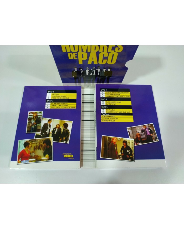 LOS HOMBRES DE PACO Temporada 3 Completa 5 x DVD Edicion Desplegable - AM