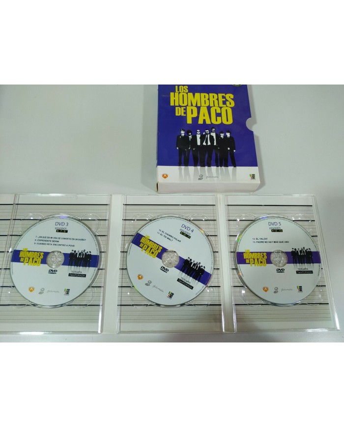 LOS HOMBRES DE PACO Temporada 3 Completa 5 x DVD Edicion Desplegable - AM