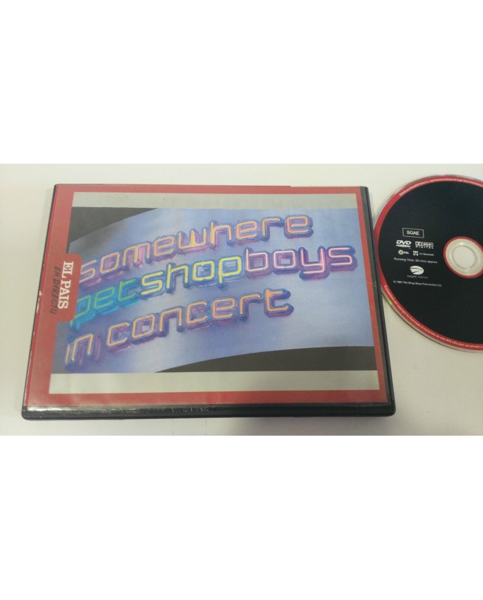 PET SHOP BOYS  SOMEWHERE IN CONCERT DVD PAL REGION 0 ALL REGIONS
