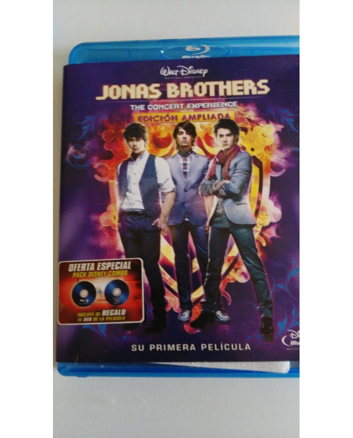 JONAS BROTHERS THE CONCERT EXPERIENCE BLU-RAY WALT DISNEY CASTELLANO E INGLES AM