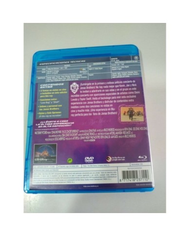 JONAS BROTHERS THE CONCERT EXPERIENCE BLU-RAY WALT DISNEY CASTELLANO E INGLES AM JONAS BROTHERS THE CONCERT EXPERIENCE BLU-RAY WALT DISNEY CASTELLANO E INGLES AM
