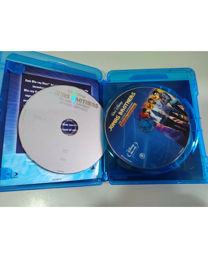 JONAS BROTHERS THE CONCERT EXPERIENCE BLU-RAY WALT DISNEY CASTELLANO E INGLES AM
