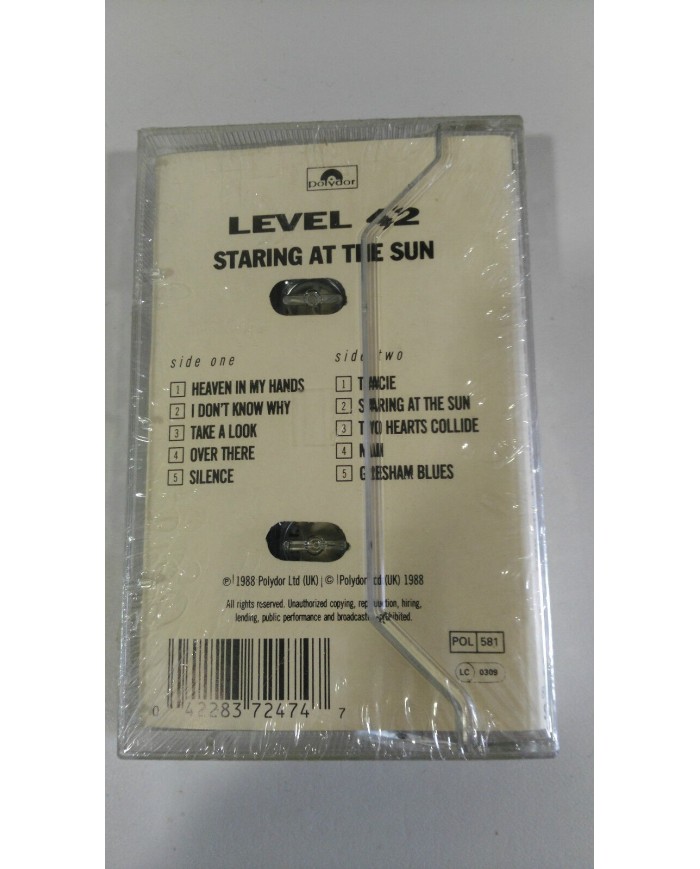LEVEL 42 STARTING AT THE SUN 1988 CINTA TAPE CASSETTE UK EDITION Nueva Am