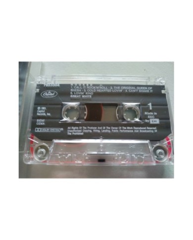 GREAT WHITE HOOKED CASSETTE TAPE CINTA CAPITOL EU EDITION 1991 Am