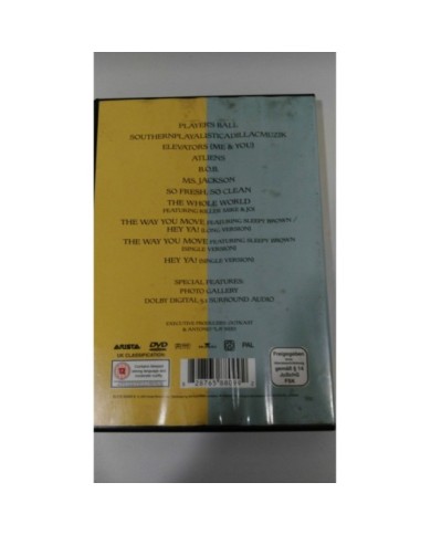 OUTKAST THE VIDEOS DVD REGION 0 ALL REGIONS EU EDITIONS ARISTA - AM OUTKAST THE VIDEOS DVD REGION 0 ALL REGIONS EU EDITIONS ARISTA - AM