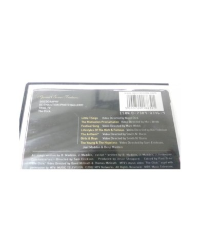 GOOD CHARLOTTE VIDEO COLLECTION DVD SONY 2003 - AM GOOD CHARLOTTE VIDEO COLLECTION DVD SONY 2003 - AM