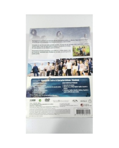 PERDIDOS LOST TEMPORADA 1 COMPLETA 8 DVD REGION 2 + EXTRAS CASTELLANO INGLES AM PERDIDOS LOST TEMPORADA 1 COMPLETA 8 DVD REGION 2 + EXTRAS CASTELLANO INGLES AM