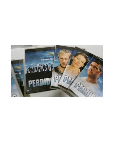 PERDIDOS LOST TEMPORADA 1 COMPLETA 8 DVD REGION 2 + EXTRAS CASTELLANO INGLES AM PERDIDOS LOST TEMPORADA 1 COMPLETA 8 DVD REGION 2 + EXTRAS CASTELLANO INGLES AM