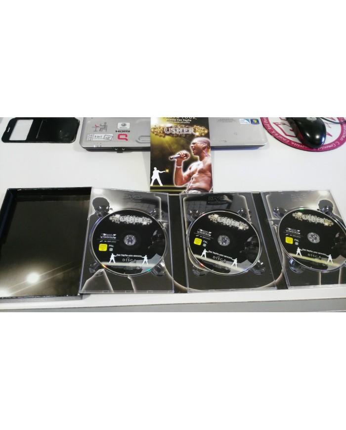 USHER TRUTH TOUR BEHIND THE TRUTH LIVE FROM ATLANTA DELUXE EDITION 3 DISC DVD AM USHER TRUTH TOUR BEHIND THE TRUTH LIVE FROM ATLANTA DELUXE EDITION 3 DISC DVD AM