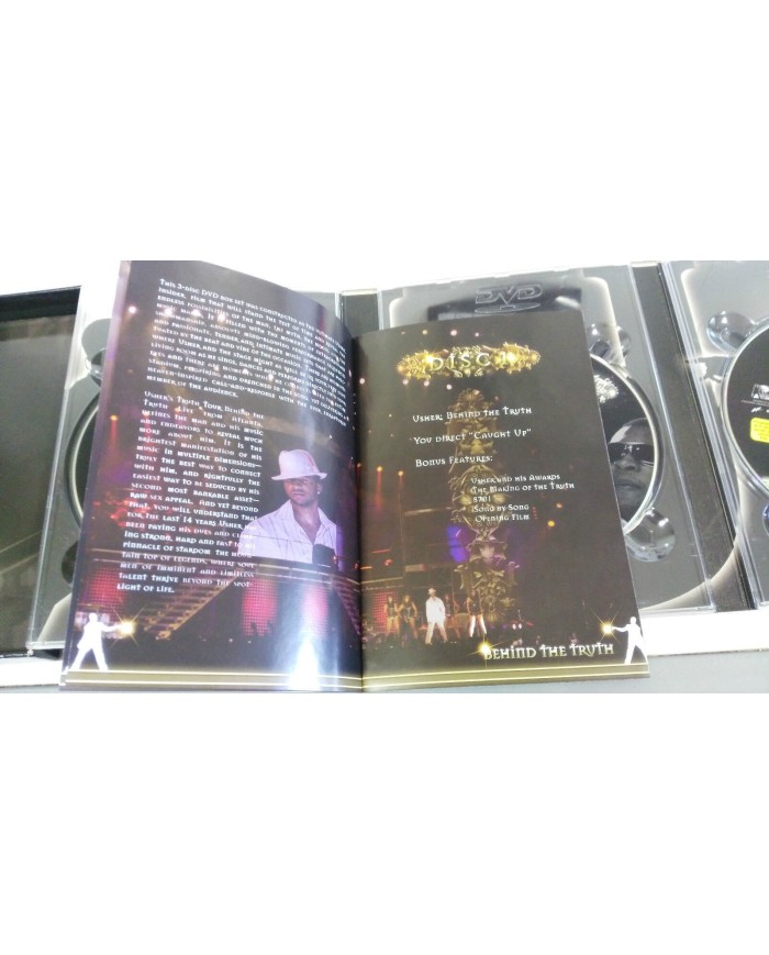 USHER TRUTH TOUR BEHIND THE TRUTH LIVE FROM ATLANTA DELUXE EDITION 3 DISC DVD AM USHER TRUTH TOUR BEHIND THE TRUTH LIVE FROM ATLANTA DELUXE EDITION 3 DISC DVD AM