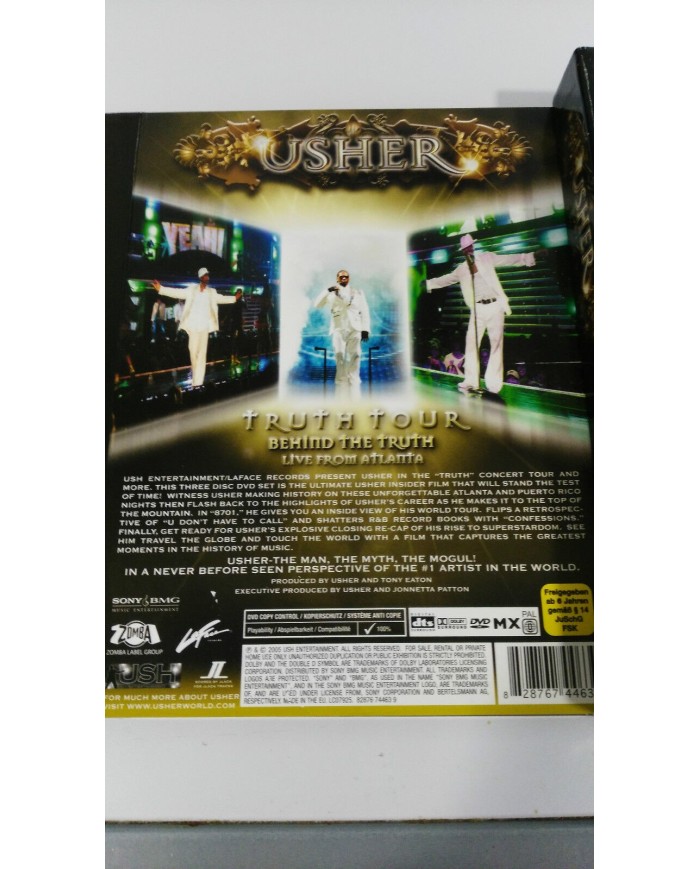 USHER TRUTH TOUR BEHIND THE TRUTH LIVE FROM ATLANTA DELUXE EDITION 3 DISC DVD AM USHER TRUTH TOUR BEHIND THE TRUTH LIVE FROM ATLANTA DELUXE EDITION 3 DISC DVD AM