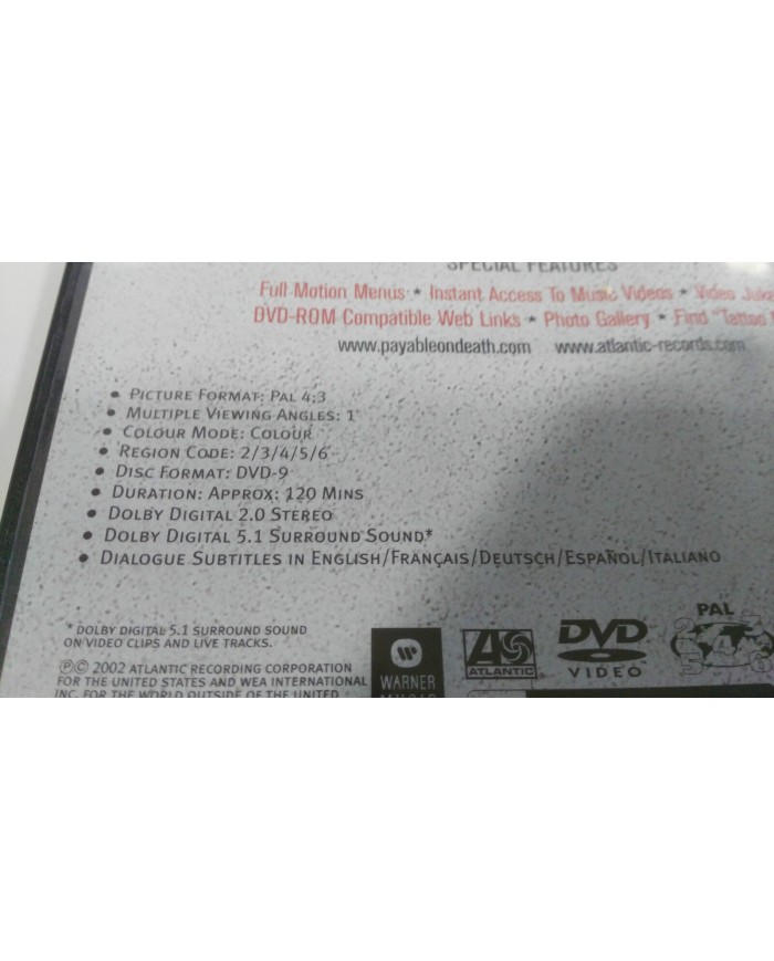P.O.D. POD STILL PAYIN? DUES DVD REGION 2-6 120 MIN ESPAÑOL ENGLISH FRANCAIS AM