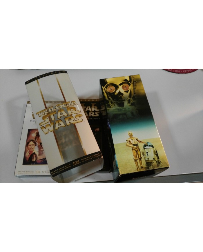 STAR WARS TRILOGIA TRILOGY VHS THX COLECCIONISTA LUCASFILM WIDESCREEN MASTERIZAD