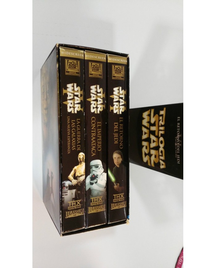 STAR WARS TRILOGIA TRILOGY VHS THX COLECCIONISTA LUCASFILM WIDESCREEN MASTERIZAD