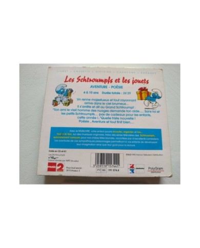 LES SCHTROUMPFS ET LES JOUETS N? 6 PITUFOS 1995 Polygram CASSETTE TAPE CINTA Am