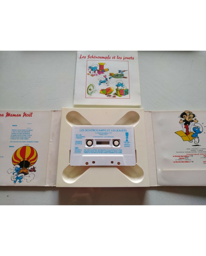 LES SCHTROUMPFS ET LES JOUETS N? 6 PITUFOS 1995 Polygram CASSETTE TAPE CINTA Am
