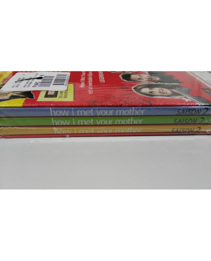 HOW I MET YOUR MOTHER SEASON 2 COMPLETE 3 DVD NEW AND SEALED Ingles Frances - 3T