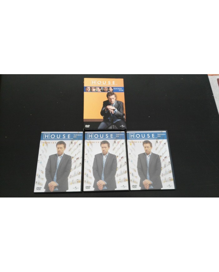 HOUSE MD SEGUNDA TEMPORADA COMPLETA EDICION 6 DVD CASTELLANO ENGLISH - AM
