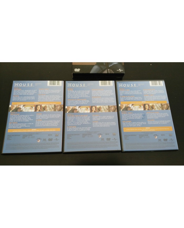 HOUSE MD SEGUNDA TEMPORADA COMPLETA EDICION 6 DVD CASTELLANO ENGLISH - AM