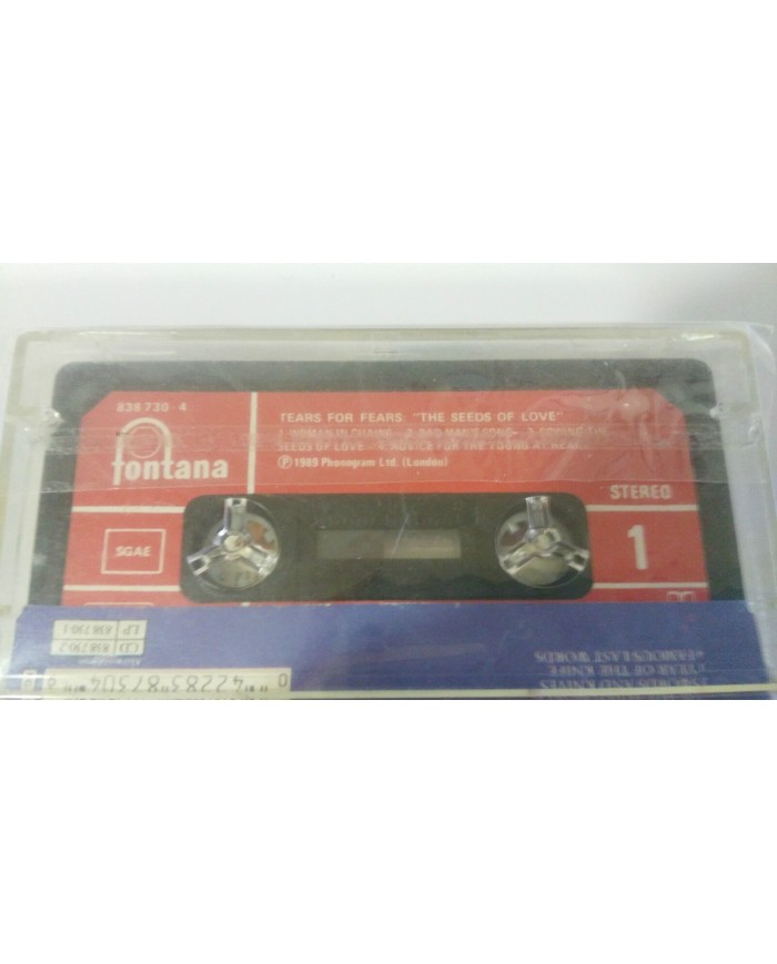 TEARS FOR FEARS THE SEEDS OF LOVE CINTA TAPE CASSETTE FONTANA SPANISH EDITION Am
