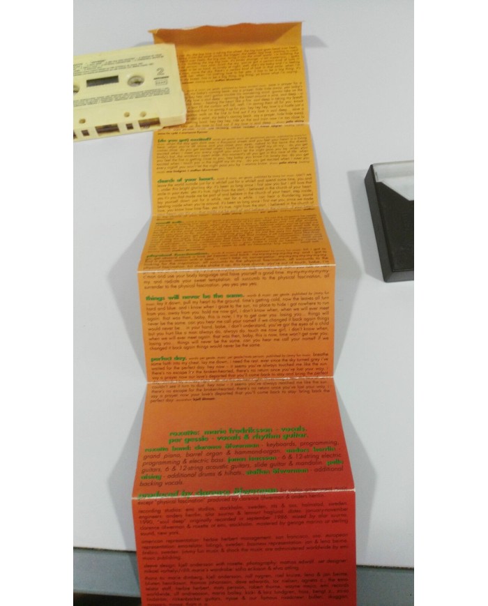 ROXETTE JOYRIDE 1991 CINTA TAPE CASSETTE EMI SPANISH EDITION 2767960484 Am