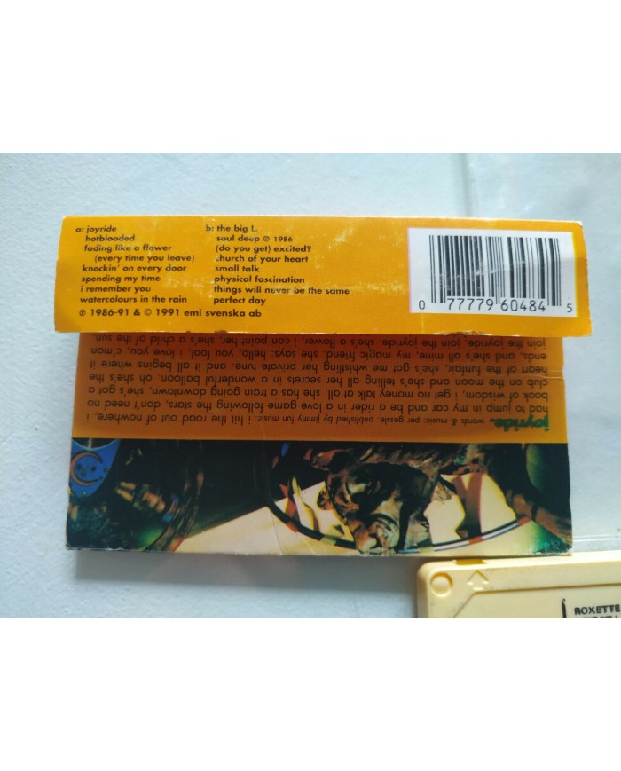 ROXETTE JOYRIDE 1991 CINTA TAPE CASSETTE EMI SPANISH EDITION 2767960484 Am