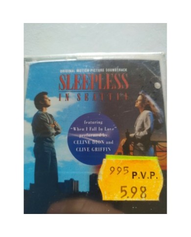 SLEEPLESS IN SEATTLE OST BSO CELINE DION 1993 CINTA TAPE CASSETTE K7 Nueva Am