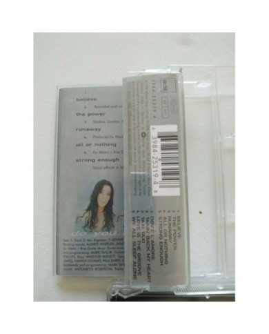 CHER BELIEVE Cinta Tape Cassette WEA 1998 UK EDITION 3984253194 Am