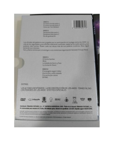 LOS 4400 TERCERA TEMPORADA 3 COMPLETA SEASON 3 - 4 DVD CASTELLANO ENGLISH - AM LOS 4400 TERCERA TEMPORADA 3 COMPLETA SEASON 3 - 4 DVD CASTELLANO ENGLISH - AM