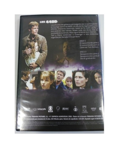 LOS 4400 TERCERA TEMPORADA 3 COMPLETA SEASON 3 - 4 DVD CASTELLANO ENGLISH - AM LOS 4400 TERCERA TEMPORADA 3 COMPLETA SEASON 3 - 4 DVD CASTELLANO ENGLISH - AM