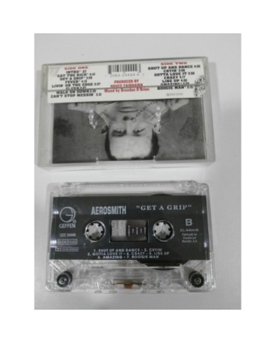 AEROSMITH GET A GRIP SPANISH EDIT 1993 GEFFEN GEC 24444 - Cinta Tape Cassette 3T