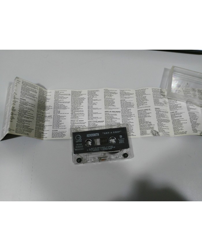 AEROSMITH GET A GRIP SPANISH EDIT 1993 GEFFEN GEC 24444 - Cinta Tape Cassette 3T