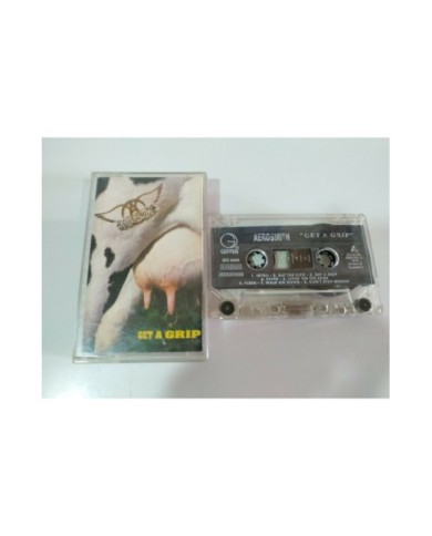 AEROSMITH GET A GRIP SPANISH EDIT 1993 GEFFEN GEC 24444 - Cinta Tape Cassette 3T