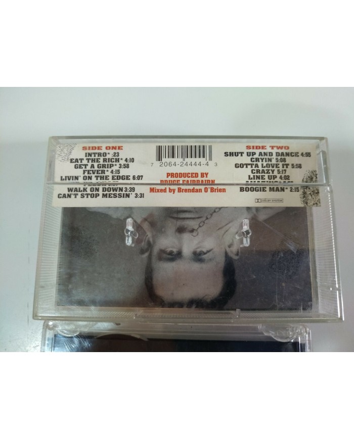 AEROSMITH GET A GRIP SPANISH EDIT 1993 GEFFEN GEC 24444 - Cinta Tape Cassette 3T