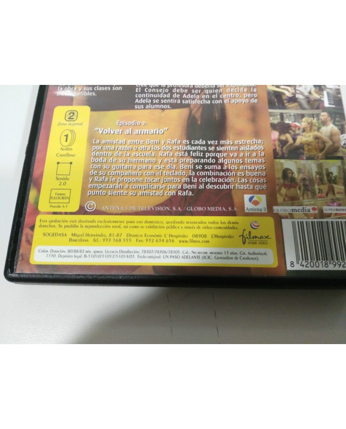 UPA DANCE UN PASO ADELANTE 2 X DVD PRIMERA TEMPORADA EPISODIOS 7-9 Am
