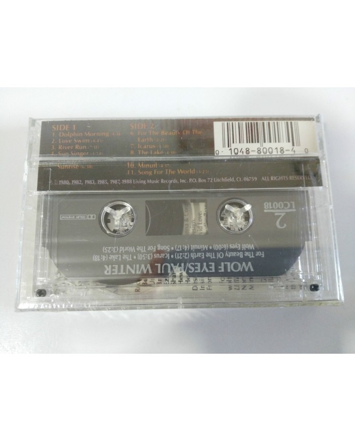 PAUL WINTER WOLF EYES A RETROSPECTIVE CINTA TAPE CASSETTE NUEVA Am