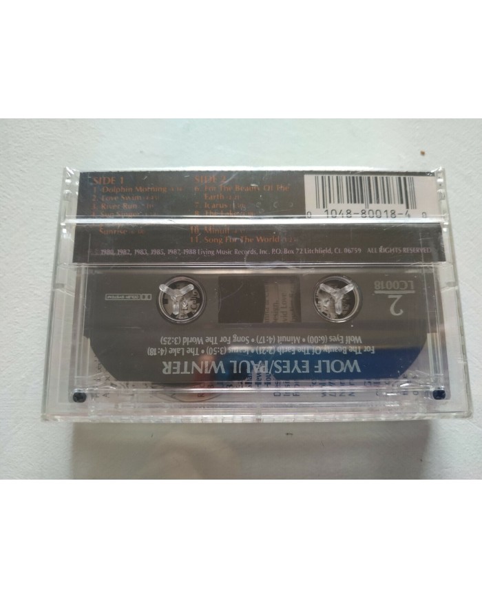 PAUL WINTER WOLF EYES A RETROSPECTIVE CINTA TAPE CASSETTE NUEVA Am