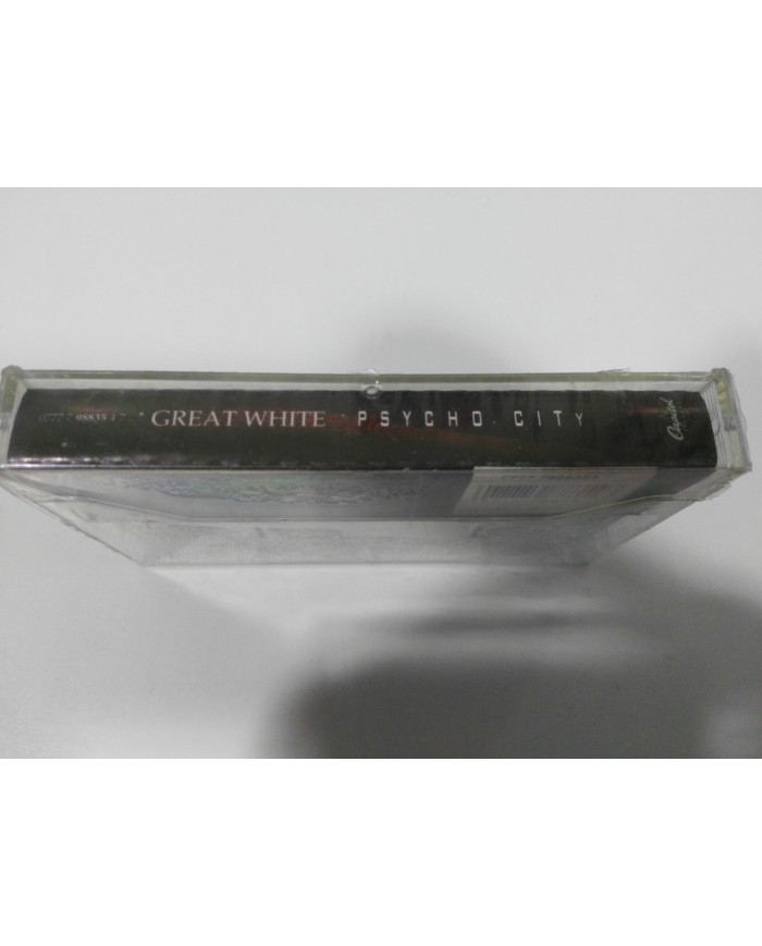 GREAT WHITE PSYCHO CITY 1992 CASSETTE TAPE CAPITOL HOLLAND EDITION NEW NUEVA Am